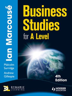 cover image of Business Studies for A-Level